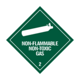Class 2 - Non Flammable - Non toxic Gas